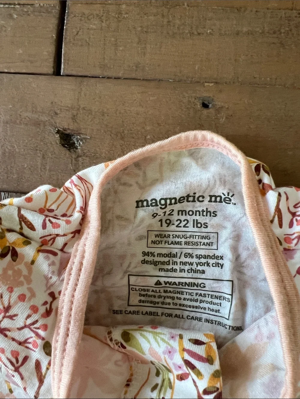 Magnetic Me peach burgundy